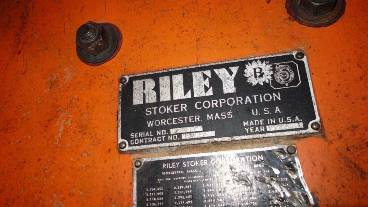 RILEY STOKER 556E PULVERIZER MILL 6A SER NO 1786 - MISCELLANEOUS