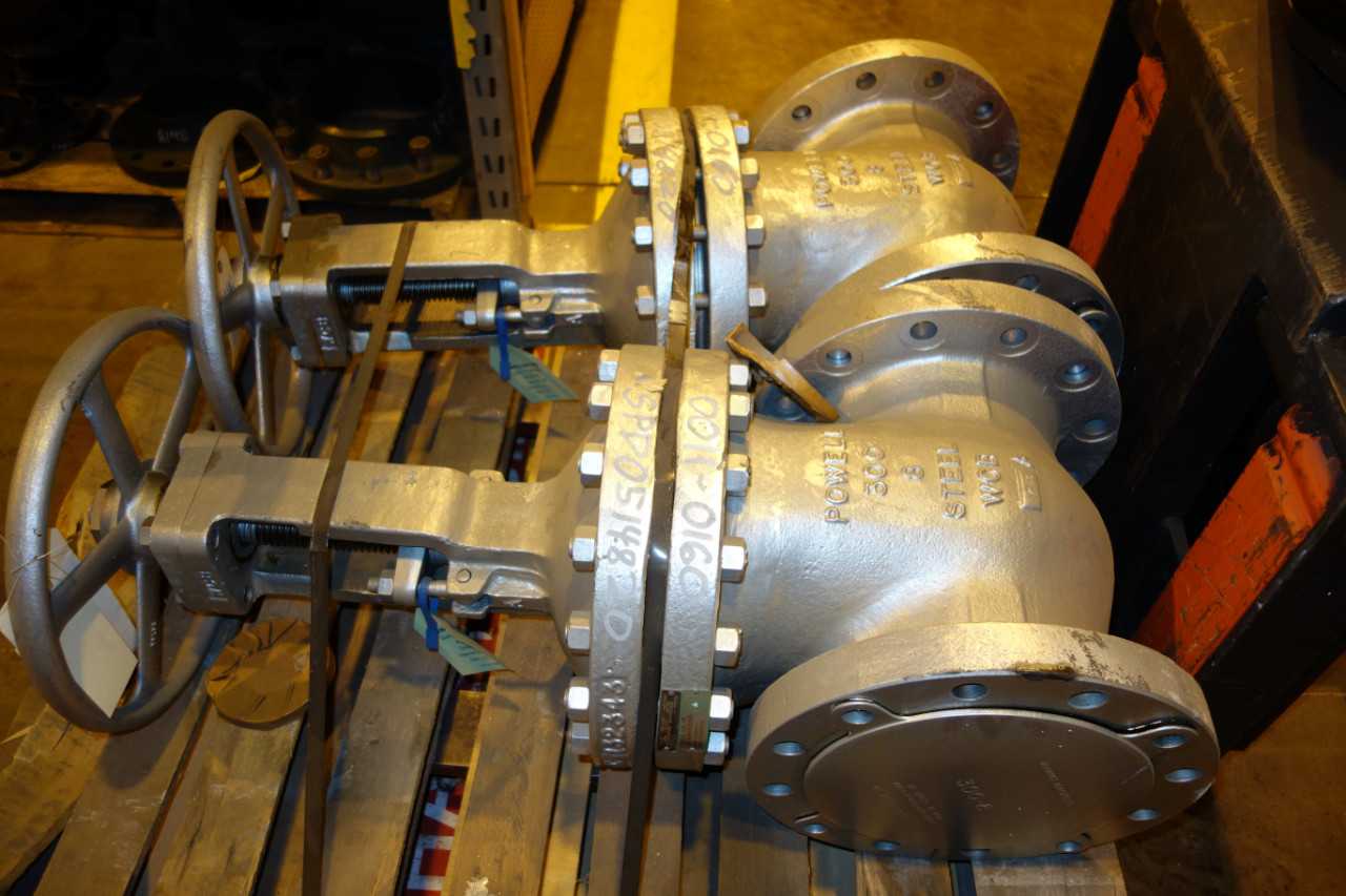 1 PALLET OF POWELL 3003N 8IN WEDGE GATE VALVES - VALVES