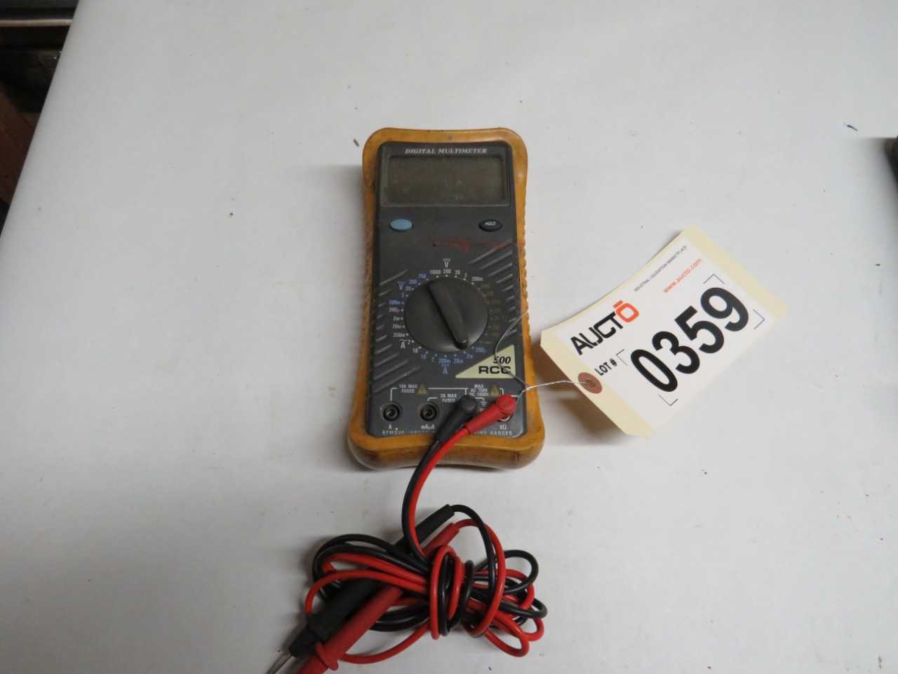 RCC 500 DIGITAL MULTIMETER - ELECTRIC POWER TOOLS