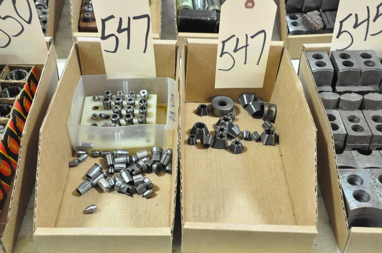 Rubberflex  and Various Collets in 2 Boxes - ELECTRIC POWER TOOLS