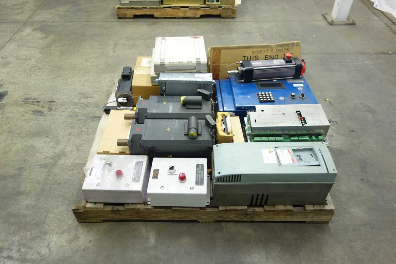 PALLET OF ASSORTED AUTOMATION AND CONTROLS - INDUSTRIAL PARTS