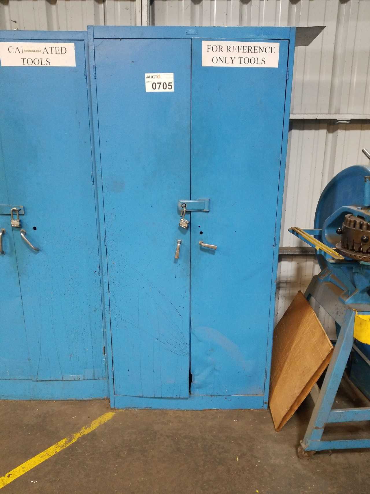 BLUE STORAGE CABINET WITH DIE REPAIR TOOLS - MISCELLANEOUS BLUE STORAGE CABINET WITH DIE REPAIR TOOLS - MISCELLANEOUS