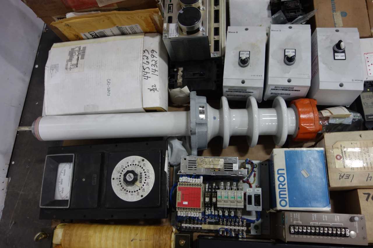 4 PALLETS OF ASSORTED ELECTRICAL - ELECTRICAL COMPONENTS
