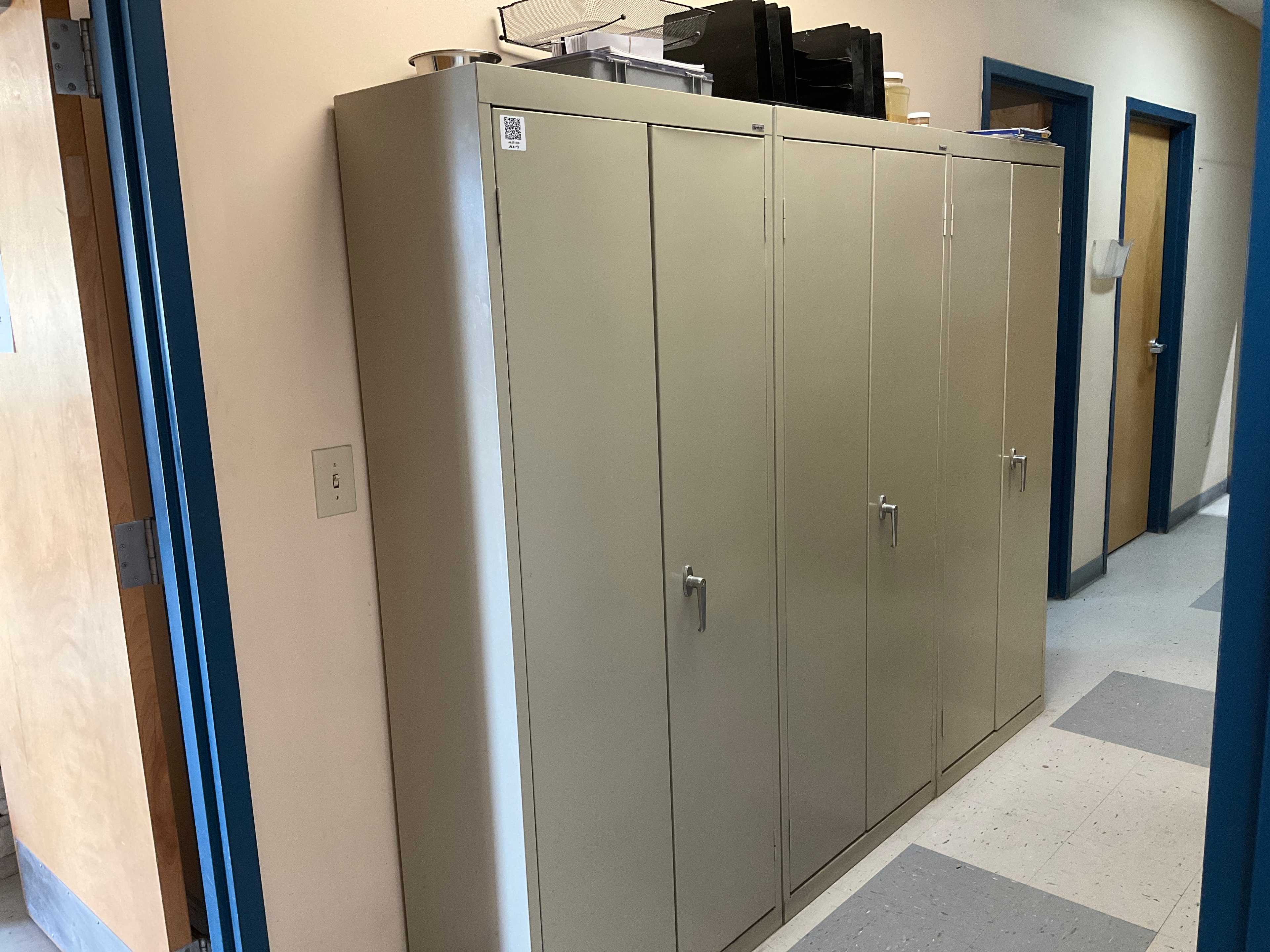 SANDUSKY FREE STANDING STORAGE CABINETS - FREE STANDING STORAGE CABINET