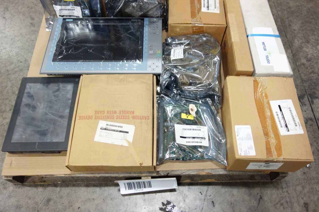 1 PALLET OF ASSORTED ELECTRICAL, FLOW SENSOR, INTERFACE PANEL, CIRCUIT BOARDS - AUTOMATION & CONTROLS