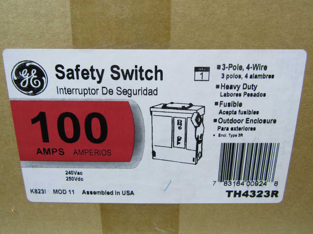 Quantity of 4x TH4323R Switches - ELECTRICAL COMPONENTS Quantity of 4x TH4323R Switches - ELECTRICAL COMPONENTS
