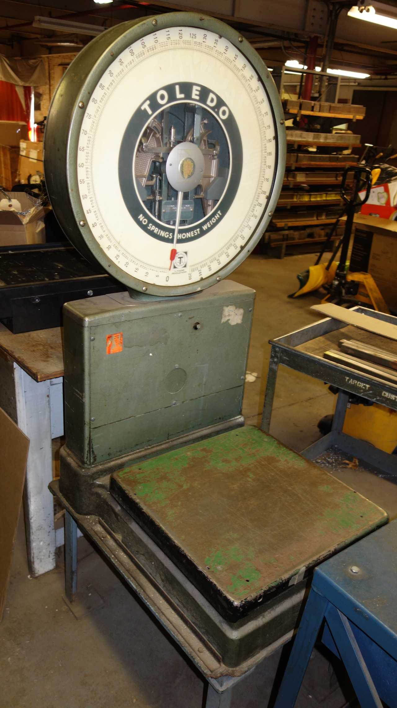 TOLEDO 2071 125LB PLATFORM SCALE - SCALES