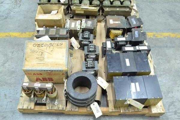 2 PALLETS OF ASSORTED TRANSFORMERS, ALLEN BRADLEY, ABB, SIEMENS, SQUARE D, HAMMOND (OHIO) - MISCELLANEOUS