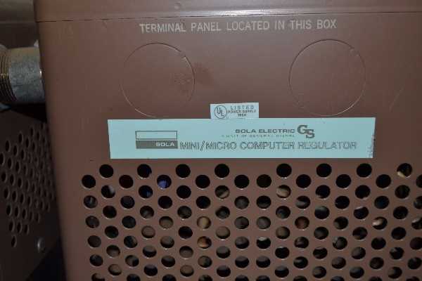 2x SOLA 10KVA 120/240V CONSTANT VOLTAGE TRANSFORMER (NOVA SCOTIA) - MISCELLANEOUS