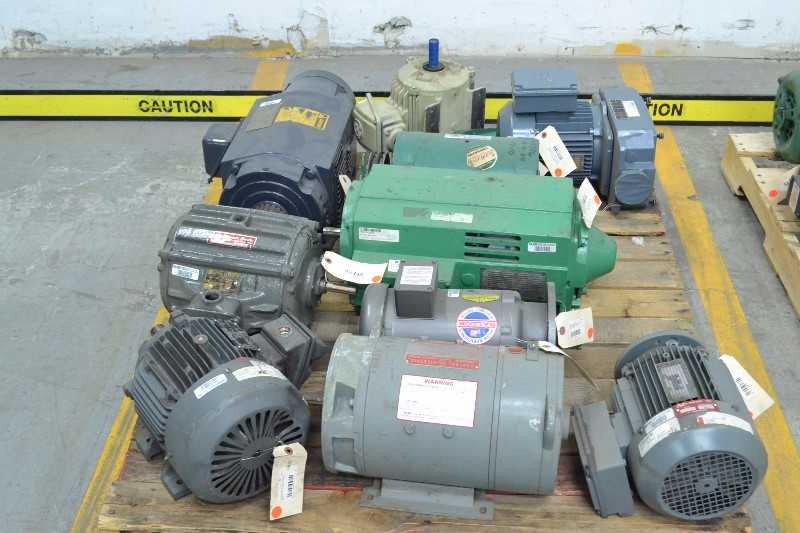 2 PALLETS OF ASSORTED ELECTRIC MOTORS, BALDOR, RELIANCE, MARATHON (OHIO) - MISCELLANEOUS