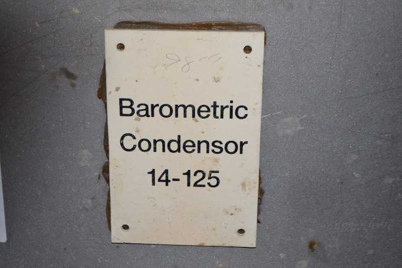 STAINLESS BAROMETRIC CONDENSER TANK WITH FISHER 12 - MISCELLANEOUS
