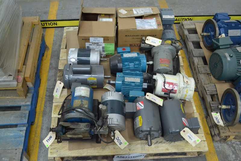 2 PALLETS OF ASSORTED ELECTRIC MOTOR DRIVES, BALDOR, RELIANCE,SIEMENS, GENERAL ELECTRIC (OHIO) - MISCELLANEOUS