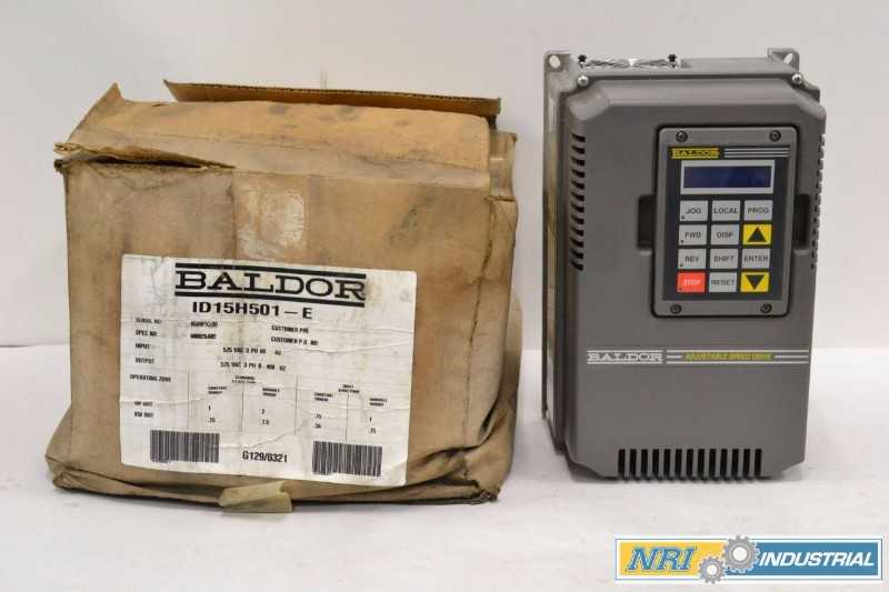 BALDOR ID15H501-E INVERTER 1HP 575V-AC 575V-AC 60HZ 0-400HZ AC MOTOR DRIVE (OHIO) - MISCELLANEOUS BALDOR ID15H501-E INVERTER 1HP 575V-AC 575V-AC 60HZ 0-400HZ AC MOTOR DRIVE (OHIO) - MISCELLANEOUS