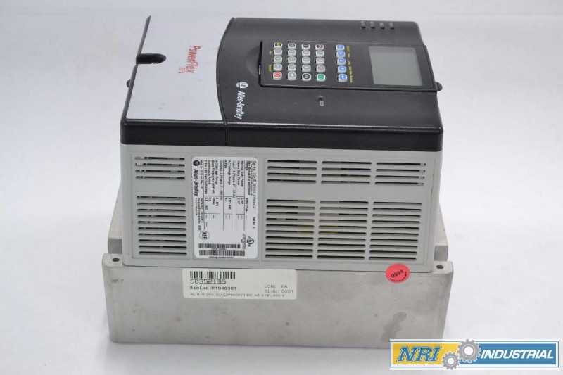 ALLEN BRADLEY 20A-E-3P9-A-0-AYNNNC0 3HP POWERFLEX MOTOR DRIVE (OHIO) - MISCELLANEOUS