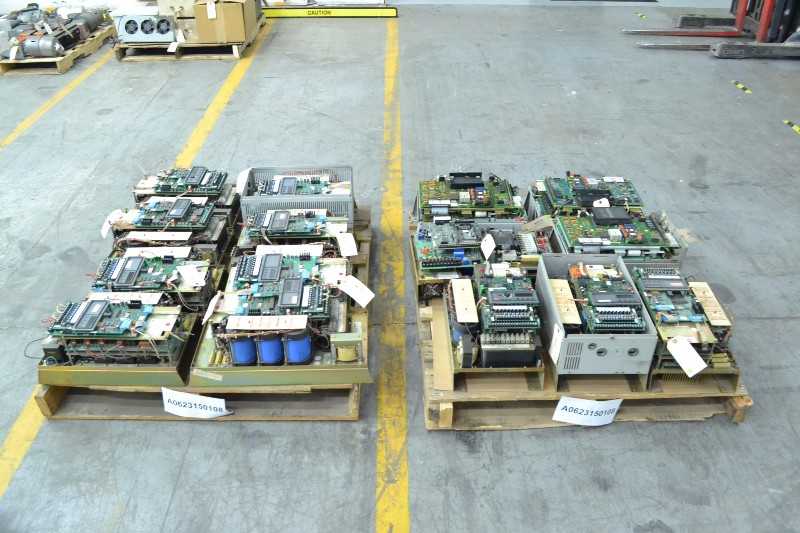 2 PALLOTS OF ASSORTED AC MOTOR DRIVES, ALLEN BRADLEY (OHIO) - MISCELLANEOUS