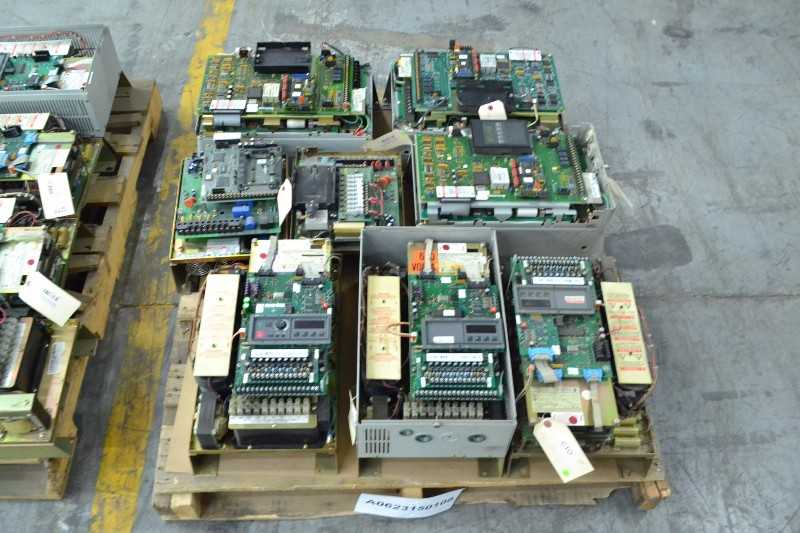 2 PALLOTS OF ASSORTED AC MOTOR DRIVES, ALLEN BRADLEY (OHIO) - MISCELLANEOUS
