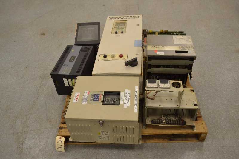 1 PALLET OF MOTOR DRIVES AND RELAYS, TOSHIBA, GE, ABB (OHIO) - MISCELLANEOUS