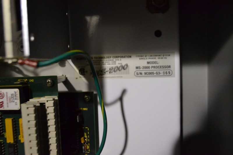 MCS MS-2000 MACHINE SURVEILANCE SYSTEM CABINET WITH PC (NOVA SCOTIA) - MISCELLANEOUS