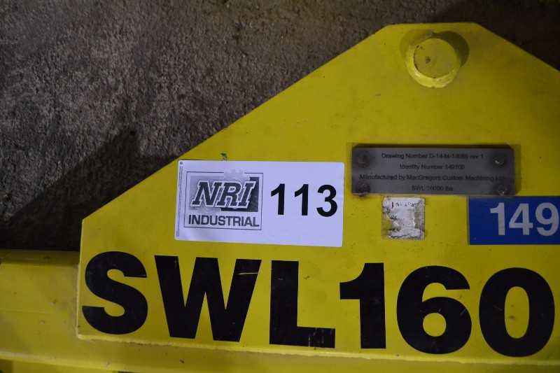 MACGREGORS SWL16000 SPREADER BAR 8 TON (NOVA SCOTIA) - MISCELLANEOUS