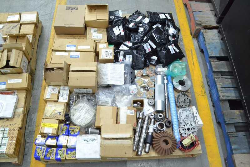4 PALLETS OF ASSORTED POWER TRANSMISSION REPLACEMENT PARTS, SPUR GEARS, REPAIR KITS (OHIO) - MISCELLANEOUS