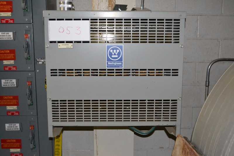 WESTINGHOUSE D60P28T45H7 45KVA 600V TO 208Y/120 TRANSFORMER 3PH (NOVA SCOTIA) - MISCELLANEOUS