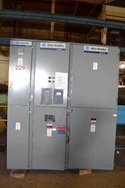 ALLEN BRADLEY CENTERLINE MCC WITH 2x 1100-COD93 450A VACUUM CONTACTORS, 2x 1100-DOD93 610A VACUUM CONTACTORS, 1x 1502-V4DBDA-1 400A VACUUM CONTACTOR, 1x GE 269 PLUS MULTILIN MOTOR RELAY (NOVA SCOTIA) - MISCELLANEOUS