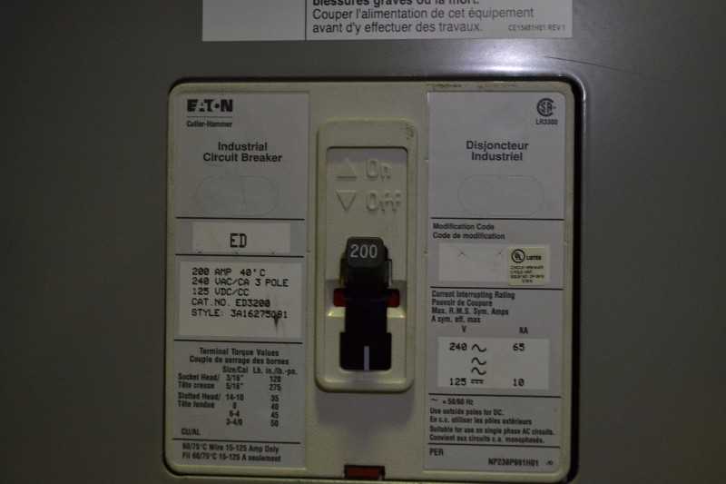 3x BREAKER PANELBOARDS - 120/208Y 3PH 4W (NOVA SCOTIA) - MISCELLANEOUS