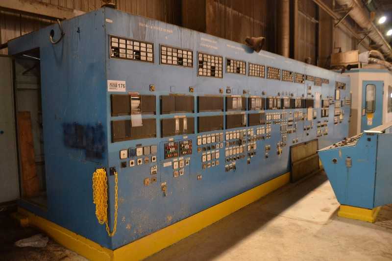 WALL OF ASSORTED PANEL METERS, CHART RECORDERS, CONTROLLERS, PUSHBUTTONS (NOVA SCOTIA) - MISCELLANEOUS