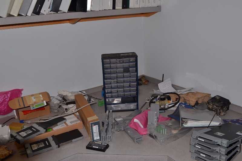 CONTENTS OF ROOM - NETWORKING, PCS, PLCS, DRIVES, MOTOR CONTROLS, SWITCHES, RELAYS, DISCONNECTS, PLCS, SENSORS, CONTACTORS, WIRE (NOVA SCOTIA) - MISCELLANEOUS
