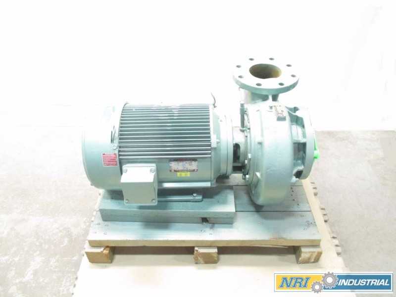 INDUSTRIAL STEAM E20-645 CENTRIFUGAL PUMP 6X5 IRON 623GPM 230/460V-AC 15HP (OHIO) - MISCELLANEOUS INDUSTRIAL STEAM E20-645 CENTRIFUGAL PUMP 6X5 IRON 623GPM 230/460V-AC 15HP (OHIO) - MISCELLANEOUS