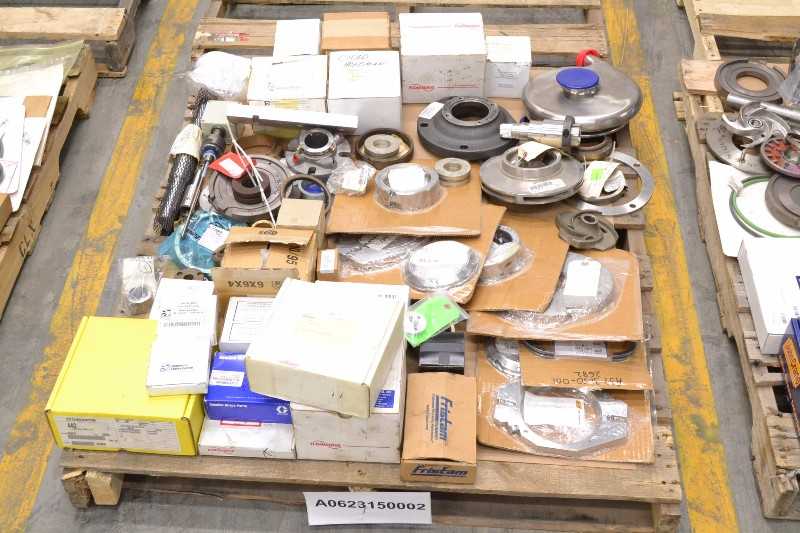 1 PALLET OF ASSORTED PUMP REPLACEMENT PARTS REPAIR KITS, SEALS, IMPELERS, FLOW SERVE (OHIO) - MISCELLANEOUS