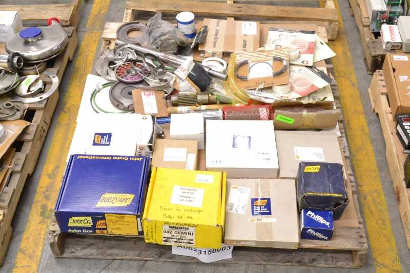 1 PALLET OF ASSORTED PUMP REPLACEMENT PARTS REPAIR KITS, SEALS IMPELERS, JOHN CRANE GRACO (OHIO) - MISCELLANEOUS