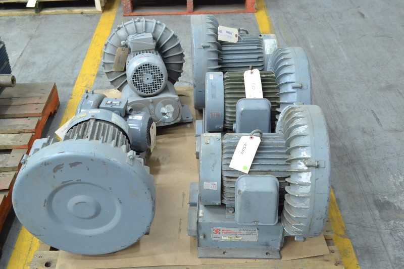 1 PALLET OF ASSORTED CENTRIFUGAL REGENERATIVE TURBINE BLOWERS, SPENCER TURBINE (OHIO) - MISCELLANEOUS