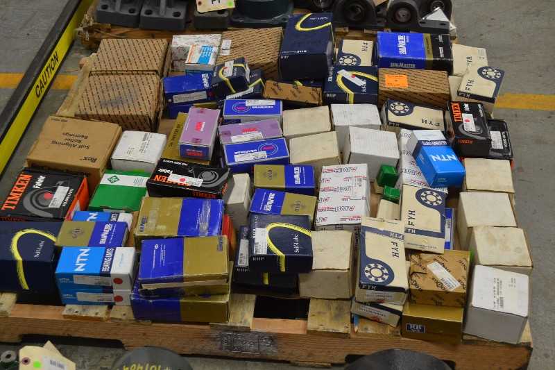 1 PALLET OF ASSORTED BEARINGS, TIMKEN, SEALMASTER, DODGE, NTN, REXNORD (OHIO) - MISCELLANEOUS