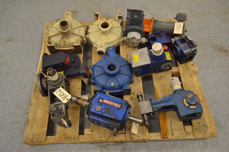 1 PALLET OF PUMP AND VALVE PARTS, AHLSTROM (OHIO) - MISCELLANEOUS