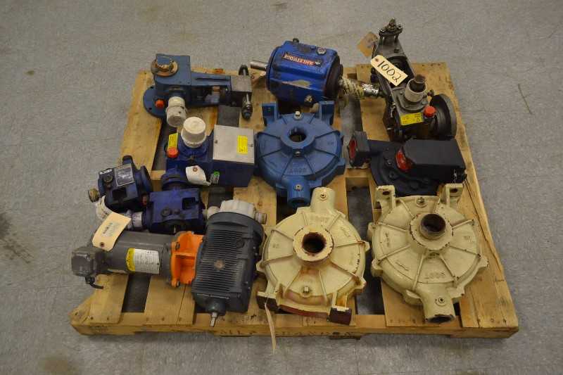 1 PALLET OF PUMP AND VALVE PARTS, AHLSTROM (OHIO) - MISCELLANEOUS