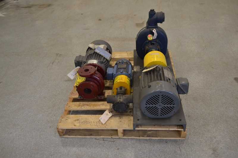 1 PALLET OF PUMPS, NEW AMERICAN, JABSCO,GORMAN RUPP (OHIO) - MISCELLANEOUS