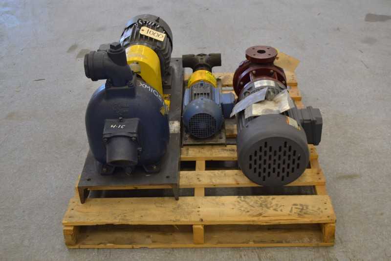 1 PALLET OF PUMPS, NEW AMERICAN, JABSCO,GORMAN RUPP (OHIO) - MISCELLANEOUS