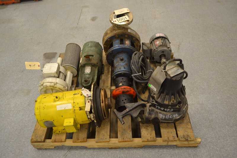 1 PALLET OF ASST. PUMPS, SIEMANS,GOULD,FLYGT, ROBINS&MEYERS,WORTHINGTON (OHIO) - MISCELLANEOUS