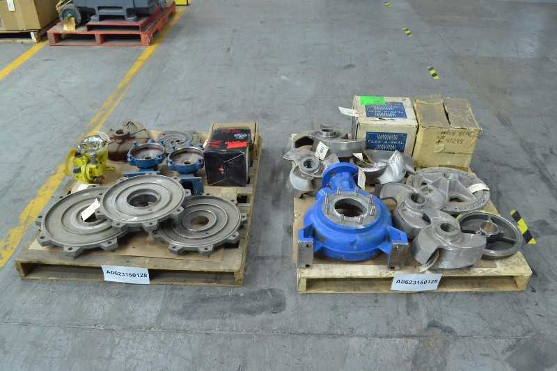 2 PALLETS OF ASSORTED PUMP REPLACEMENT PARTS, IMPELLERS, CASINGS, SEALS, REPAIR KITS (OHIO) - MISCELLANEOUS