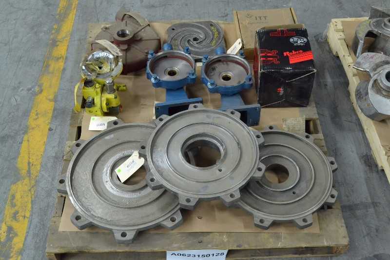2 PALLETS OF ASSORTED PUMP REPLACEMENT PARTS, IMPELLERS, CASINGS, SEALS, REPAIR KITS (OHIO) - MISCELLANEOUS