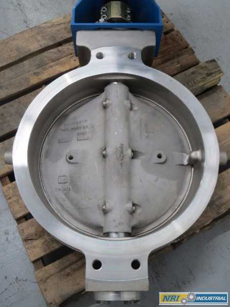 NELES JAMESBURY 815W-11-3600TT PNEUMATIC STAINLESS FLANGED 24 IN BUTTERFLY VALVE (OHIO) - MISCELLANEOUS