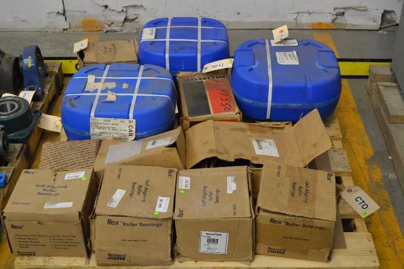 1 PALLET OF ASSORTED BEARINGS SKF, REXNORD, BROWNING (OHIO) - MISCELLANEOUS