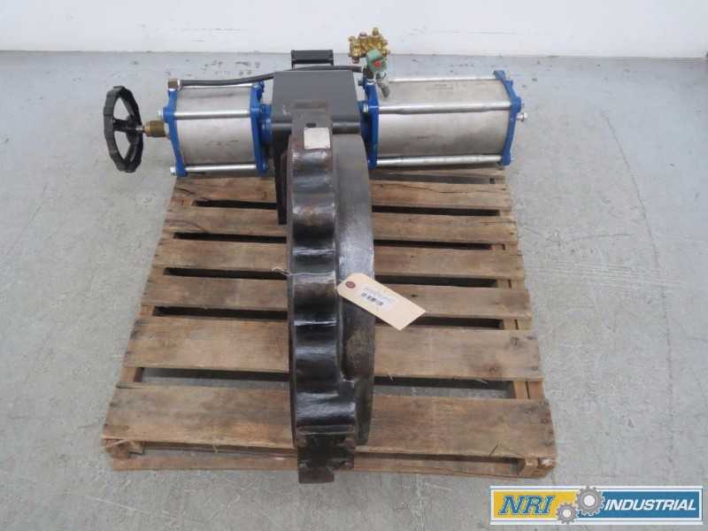 CRANE 20-1DC-21RTG FLOWSEAL PNEUMATIC 150 STAINLESS FLANGED 20 IN BUTTERFLY VALVE (OHIO) - MISCELLANEOUS