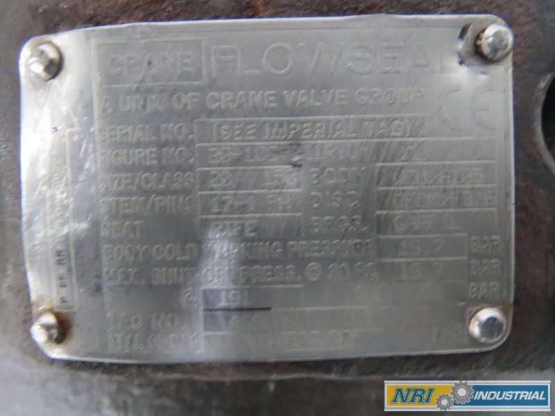 CRANE 20-1DC-21RTG FLOWSEAL PNEUMATIC 150 STAINLESS FLANGED 20 IN BUTTERFLY VALVE (OHIO) - MISCELLANEOUS