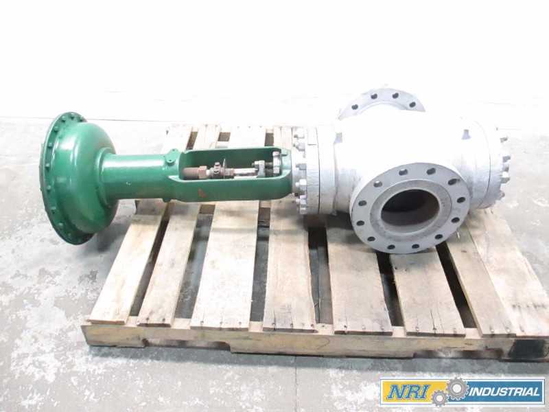 FISHER E-BODY CONTROL VALVE 6 IN STEEL CL300 657-A SIZE 50 ACTUATOR (OHIO) - MISCELLANEOUS