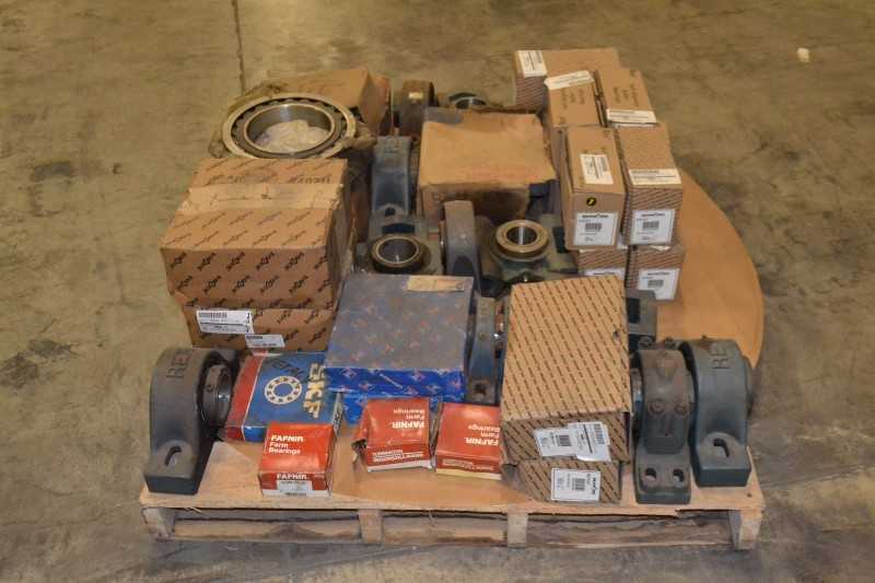 1 PALLET OF ASSORTED BEARINGS, SKF, FAFNIR, DODGE (OHIO) - MISCELLANEOUS