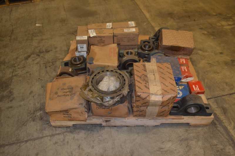 1 PALLET OF ASSORTED BEARINGS, SKF, FAFNIR, DODGE (OHIO) - MISCELLANEOUS