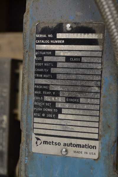 1 PALLET OF NELES JAMESBURY 6 IN PNEUMATIC CONTROL VALVES (OHIO) - MISCELLANEOUS