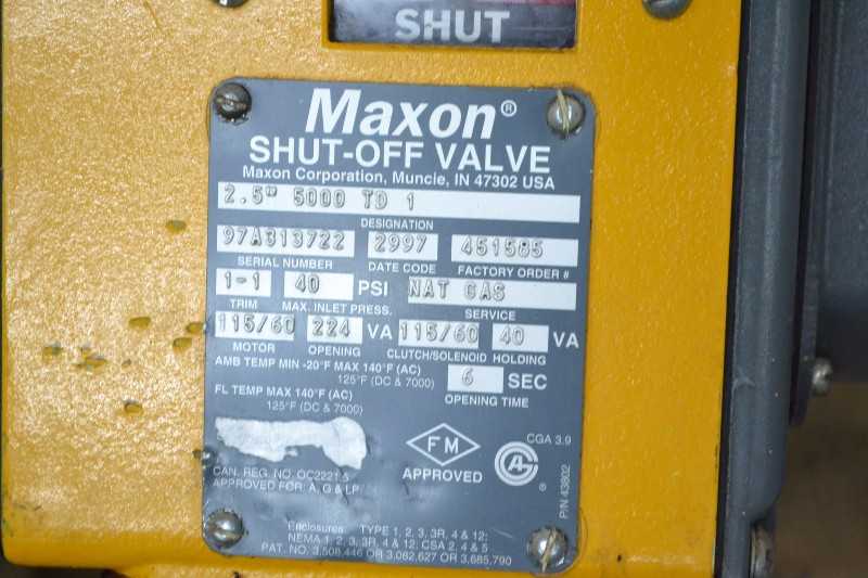 1 PALLET OF ASSORTED HONEYWELL MAXON GAS SHUT OFF VALVES, HONEYWELL (OHIO) - MISCELLANEOUS